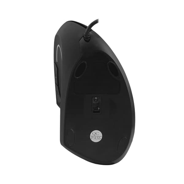 Venstrehånds ergonomisk optisk USB kablet vertikal mus dataspillmus