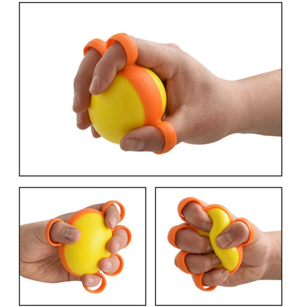 Hand Strengthener Hand Grip Ball Rehabilitering Finger Gym Träning Muskel Gripper Träning Power verktyg 25 pound round