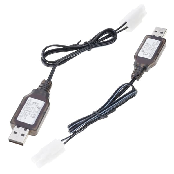 Holdbarhed L6.2-2P USB-ladekabel til 7.2V RCVehicles DC5V2A1A Input
