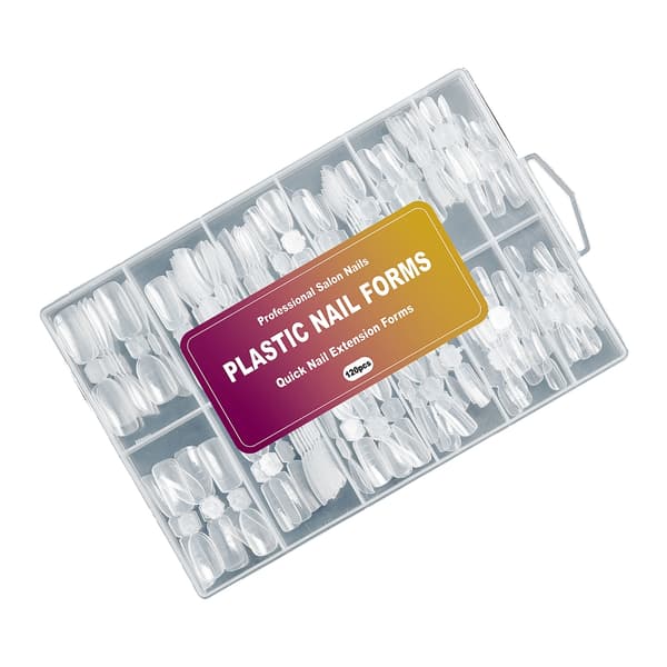 Bulk ABS Unguis Art Set 120 Count Kombinerad Plan Säker Vidhäftning För Modeentusiaster