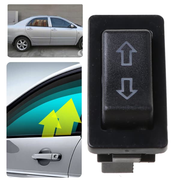 12V 20A Bil Power Window Bryter Løfter Kontrollknapp 5 Pin Plastbryter