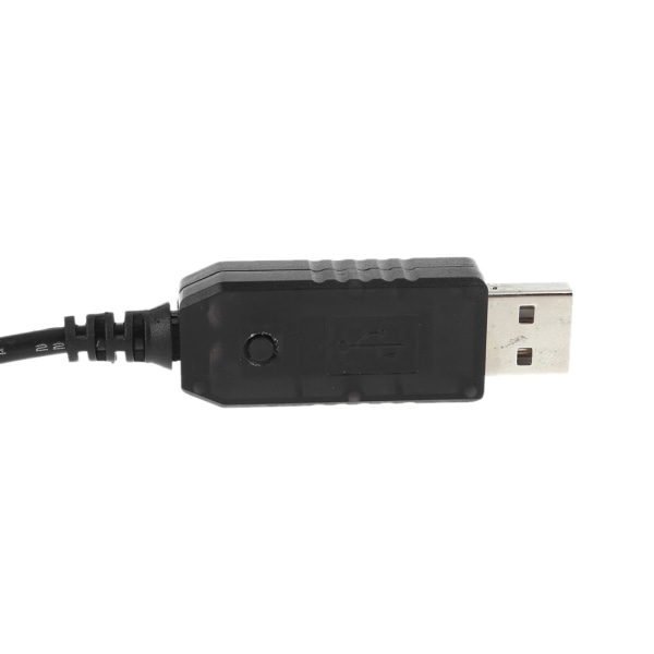 Universal för QC 3.0 USB till 5V-12V Justerbar spänning Step Up 5,5x2,1mm Kabel Power Boost Line för WiFi Router LED Strip