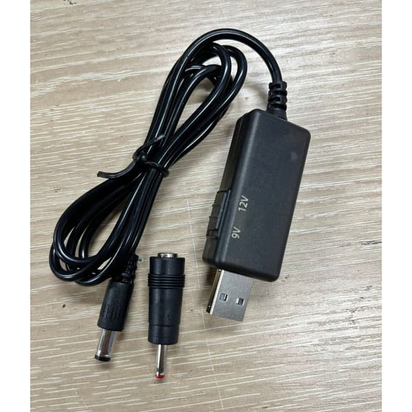 Boost-ledning med LED, USB 5V til 9V 12V Step Up Spenningsomformere for Rutere