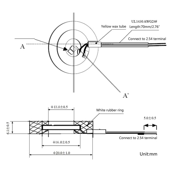 16mm Mini Tåkemaskin Fogger Ultralyd Atomizer Transduser Diffuser DIY Deler