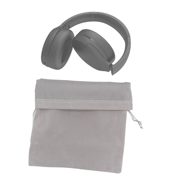 Liten väska Lätt förvaringsväska för hörlurar Headset Bärväska Hörlurar Bärbar dragsko för hörlurar 20x25cm