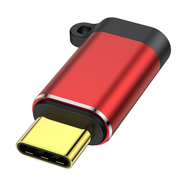 Telefonladdaradapter för iOS8pin Hona till Type-C Hane Konverter Adapter Stöd PD60W Laddning & Dataöverföring