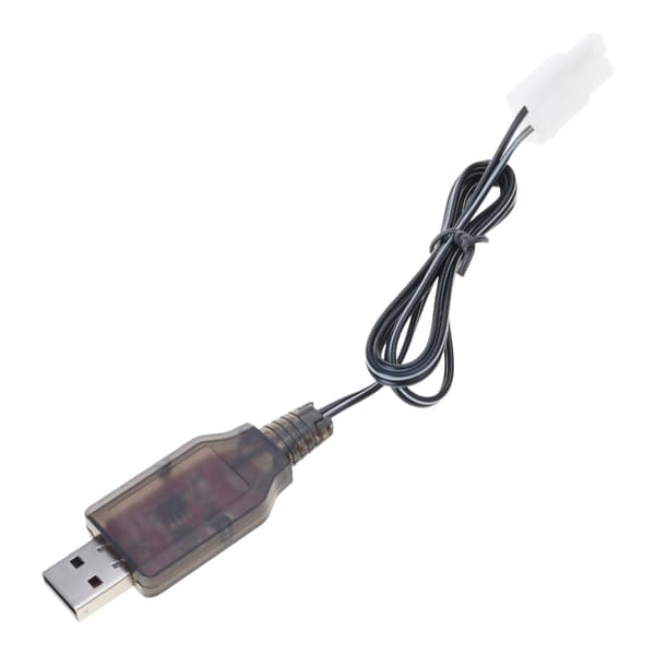 Holdbarhed L6.2-2P USB-ladekabel til 7.2V RCVehicles DC5V2A1A Input