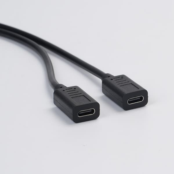 Latauskaapeli USB C uros - kaksois-USB C naaras lataussovitinkaapeli