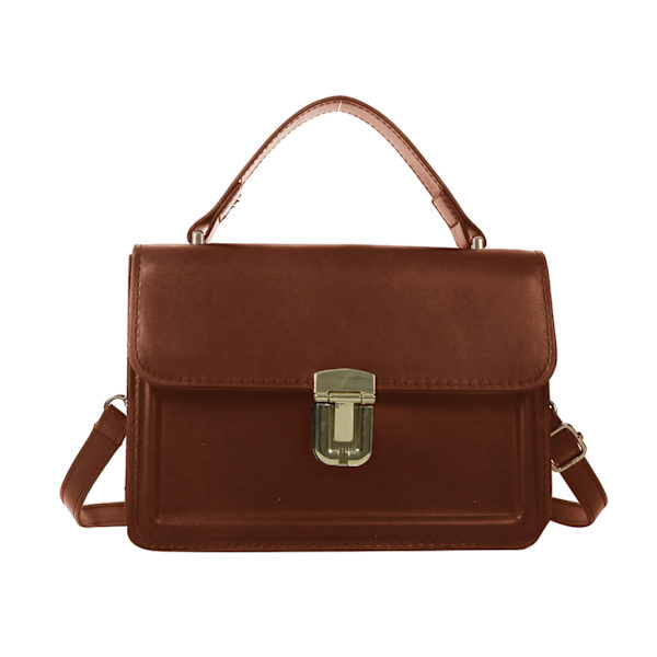 Små PU Læder Tote Tasker med Kort Hank til Kvinder Forår Enkel Crossbody Taske Mode Håndtasker og Punge