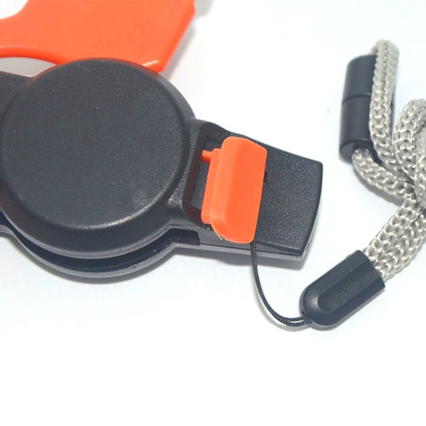 Camping Survival Whistle, 7 i 1 Emergency Survival Whistle Multifunktions Whistle Kompass Termometer Förstoringsglas