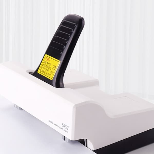 Dobbel Heftemaskin 50 Ark Lett Heftemaskin Skrivebordsheftemaskin Kontorheftemaskin