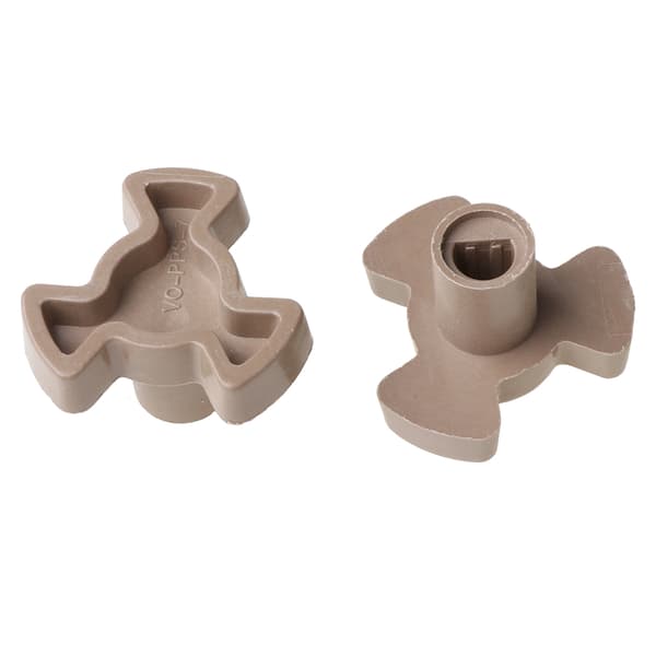 2 st 14 mm mikrovågsugn roterande rullguide stödkoppling bricka axel