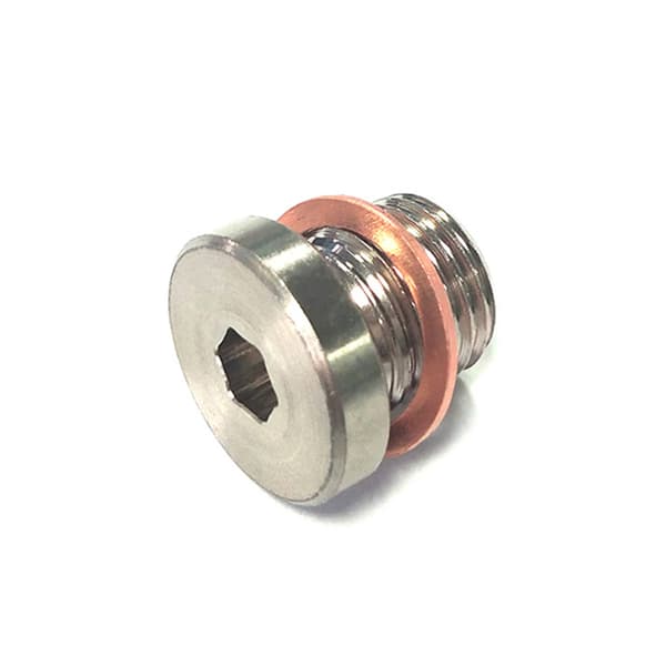 O2 Sensor Bung Propper Rustfrit Stål M12x1.25 Ilt Bredbånds Bung Prop Hex til