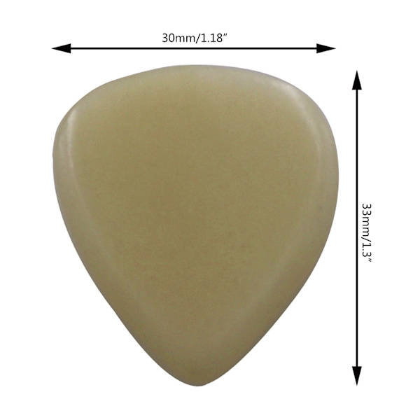 Naturliga gitarrval Ukulele plockar Elgitarr plockar Ox Bone Finger Picks Gitarr Plektrum för gitarr bas Ukulele A