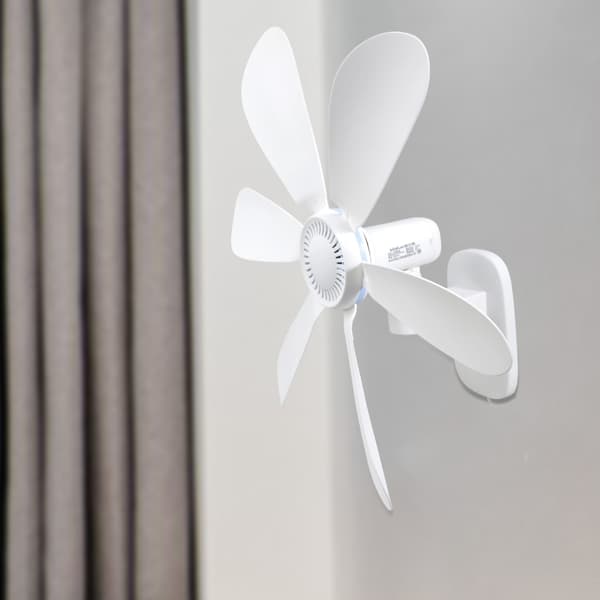 USB Vægventilator Pladsbesparende 16,5 tommer USB Køleventilator til Køkken Garage