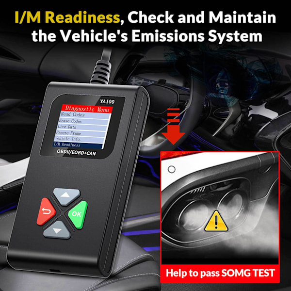 Fordonsdiagnostikscanner Automotive Check Engine Light Felanalysator