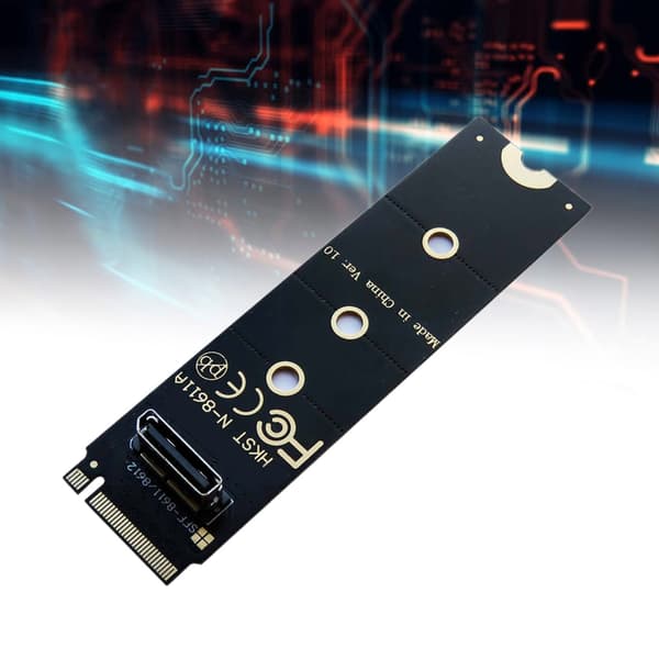 M.2 NVMe SSD - Slim SFF-8612 SFF-8611 -sovitinkortti, tukee SFF-8611 4i