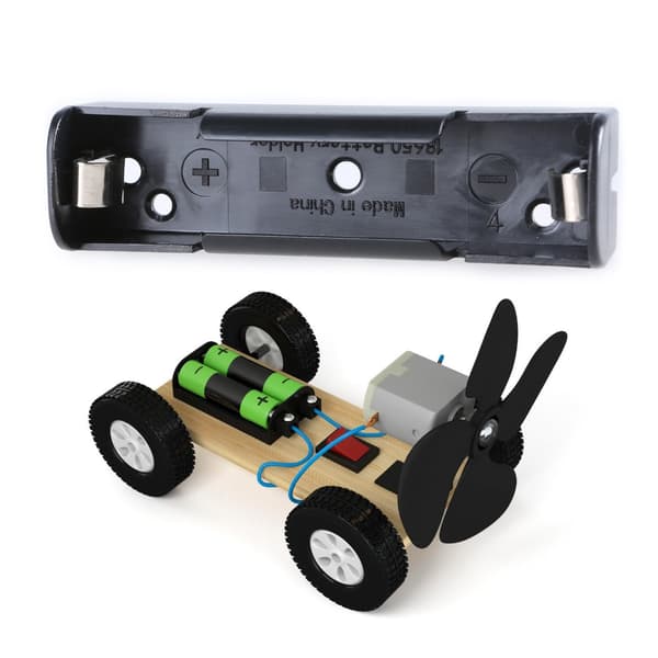18650 1-kanals batteriboks container organiser med hård stift til LED-lys