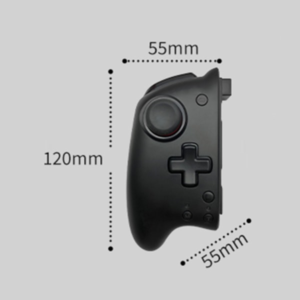 Trådlös spelkontroll Gamepad L R Handtag Grip Väckning med en knapp Passar för switch