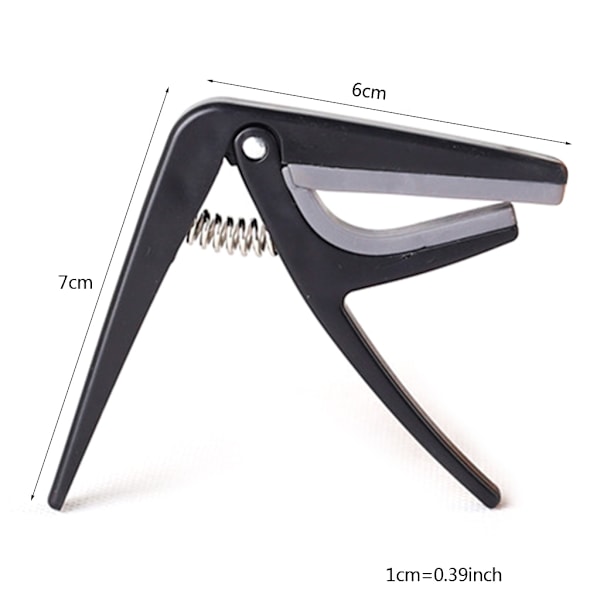 Professionell Ukulele Capo 4-strängad gitarrkapos Enhands snabbväxling Ukelele Capo gitarrdelar och tillbehör