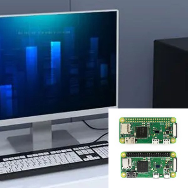 Kompakt för Raspberry Pi Zero W/WH WiFi Bluetooth utvecklingskort med trådlös anslutning för gör-det-själv-projekt A