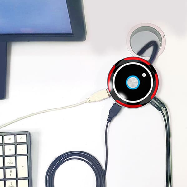 Computer Desktop Strømafbrydere med To USB og Lydporte til Internetcaféer