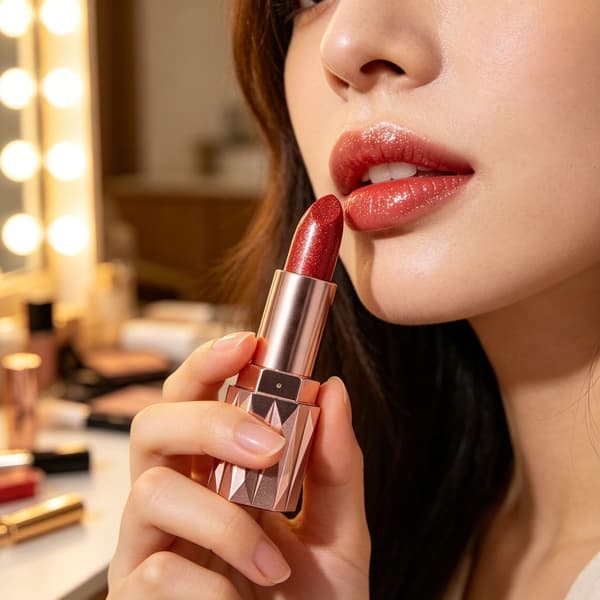 Læbefarvesæt med 6 farver til daglig makeup og aftenstyling