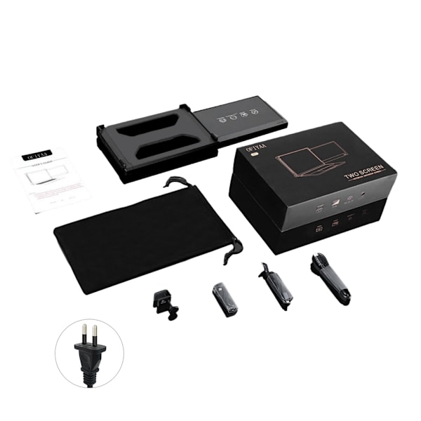 Bærbar Laptop Skærmforlænger med Beslag til USB 3.1 TPYE-C Output Computer Mobiltelefoner 16:9 Billedformat