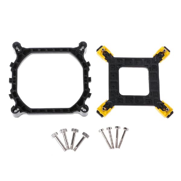 Desktop Computer CPU Køleblæser Monteringsbeslag Holder Base Bagplade Kit