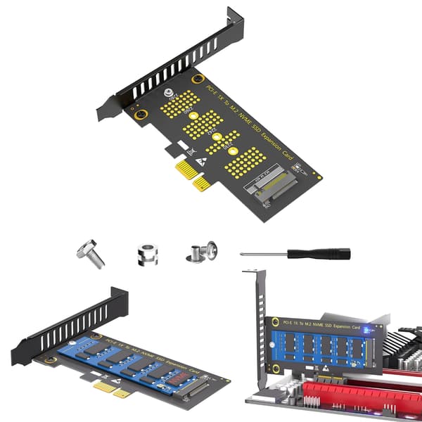 Effektiv Nvme Solid Disk til PCIe 1X Interface Konverteringsadapterkort Hurtig