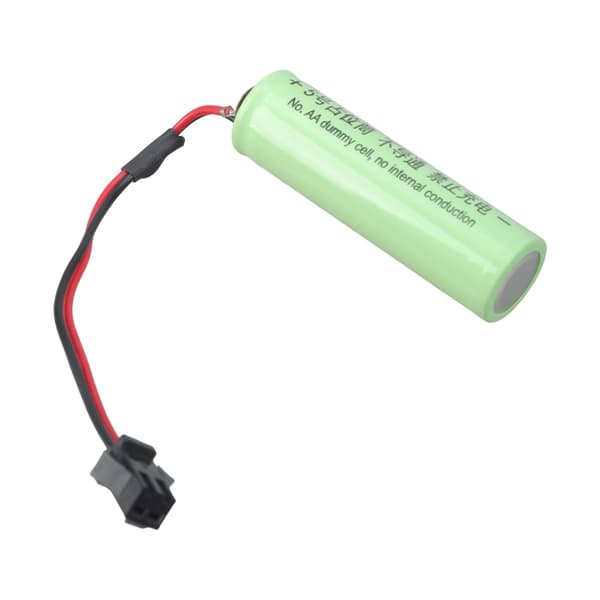 2A Størrelse Batteri Erstatning Dummy Batteri Plassholder med Input Linje 25cm
