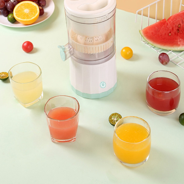 Multifunktionell elektrisk juicepressare Juiceseparation Bärbar hemmajuicer Automatiska apelsinjuicemaskiner ABS-material