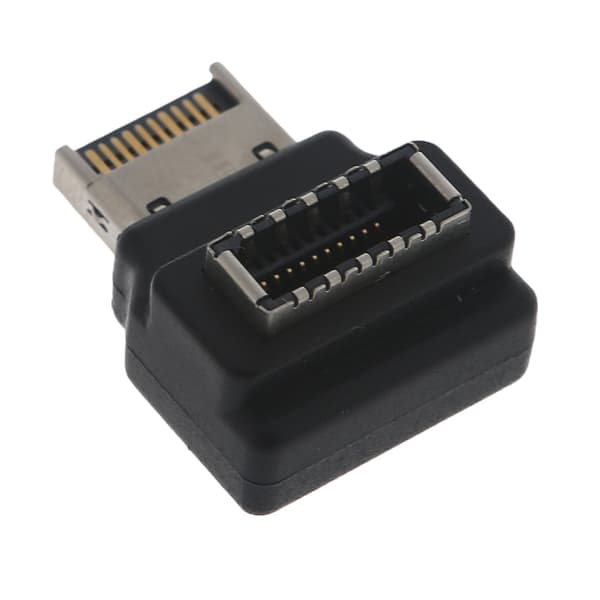 Kretskortsskydd Kontakt USB 3.1 Typ-E Hona till Typ-E Hane Adapter