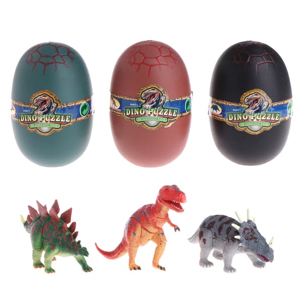 Fargerike Dinosaur Egg Klekking Voksende Dinosaur Pynt Tilsett Vann Voks Morsomt