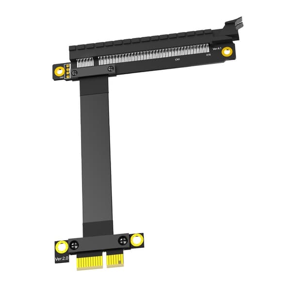 25CM PCIe 16X till 1X Förlängningskabel för snabb dator komponent integration