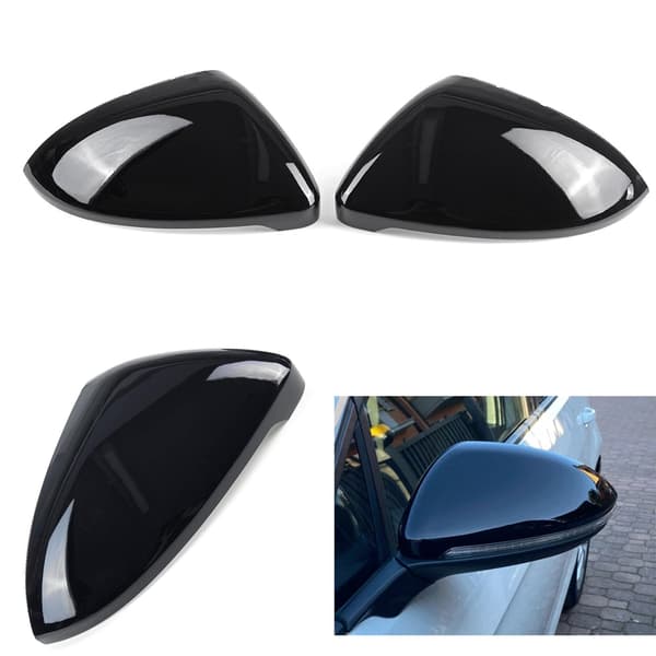 Deksel for sidespeil bak for VWGolf 7 7.5GTD R Speil Regnbeskyttelse Sidekappe