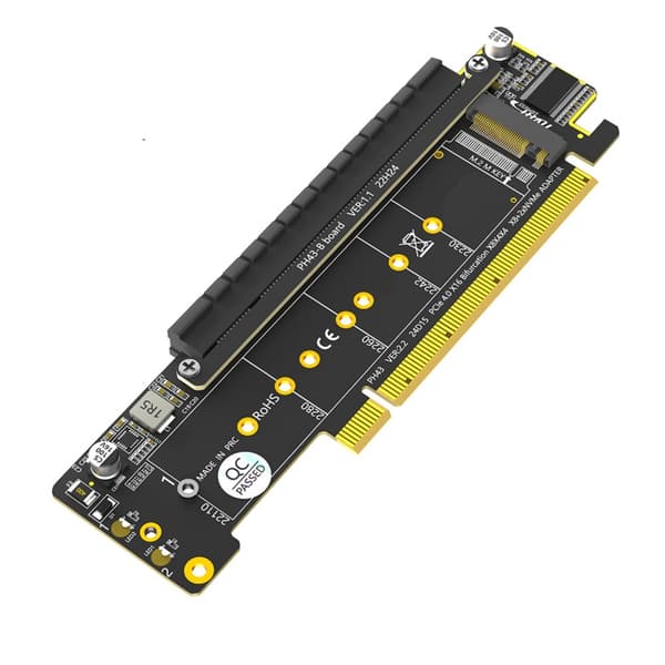 M.2 NVME SSD'er til PCIE4.0 16X Konvertere PCIe SSD'er til M.2 Udvidelseskort til PC