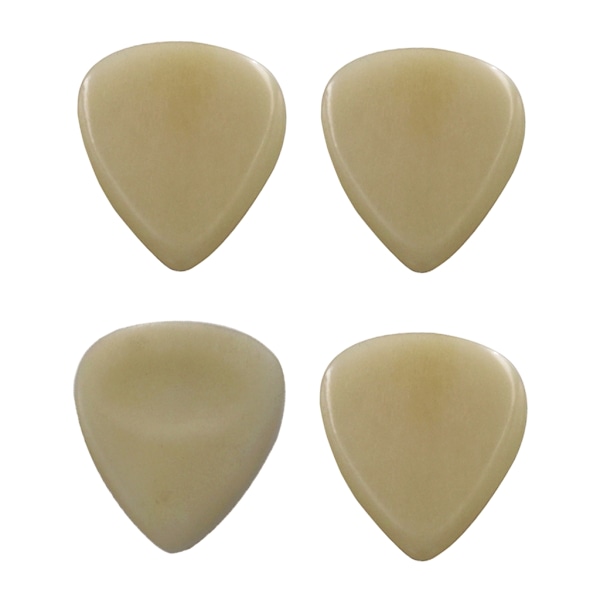 Naturliga gitarrval Ukulele plockar Elgitarr plockar Ox Bone Finger Picks Gitarr Plektrum för gitarr bas Ukulele A