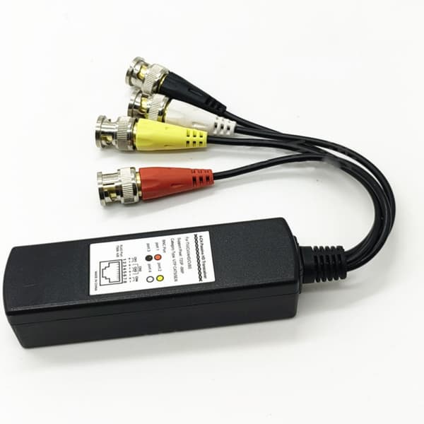 Högklar Passiv Video Balun Transceiver för 8MP Säkerhetskameror Enheter