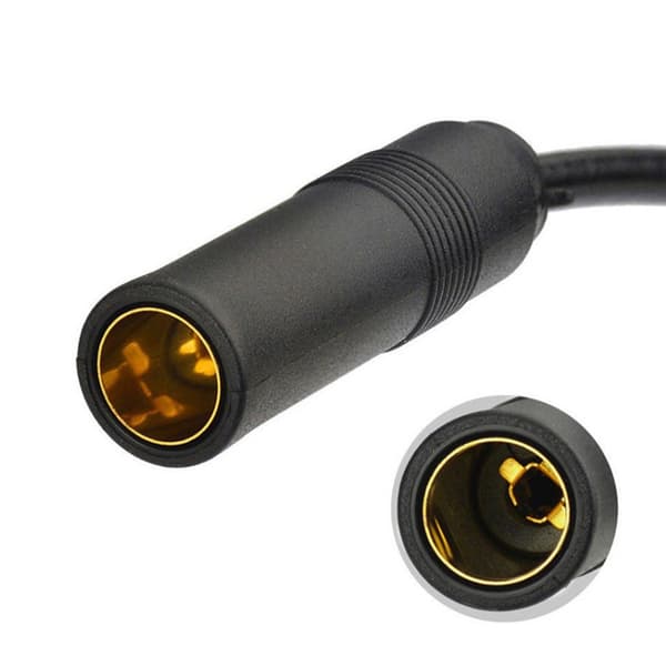 Til bilradioantenneadapterkabel 30 cm med DIN 41585 han-til-hun-stik