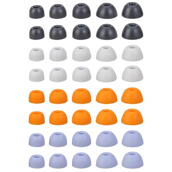 Bløde silikone ørepropper, skridsikre øretelefonetuier til Pro2 ørepropper Black