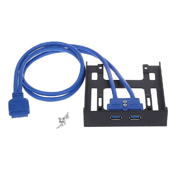 20-nastainen 3,5\" levykeaseman etupaneeli, 2 porttia USB 3.0 -laajennussovitinliitin