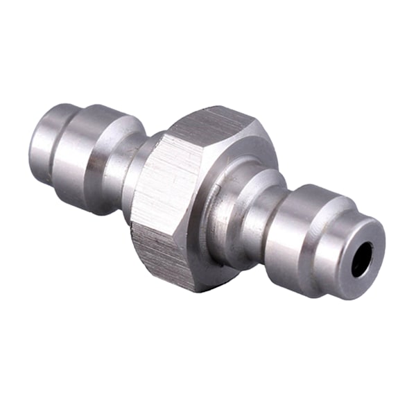 Opgraderet Rustfrit Stål Begge Ender Han Hurtigkobling Adapter Dobbelt Han Påfyldningsnippel til Dykkerflaske 8mm Gevind
