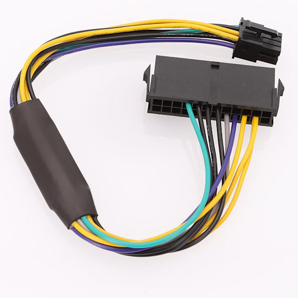 30CM/11,8in för Dell Optiplex 9020 3020 7020 8-stifts power ATX 24p till 8p linje
