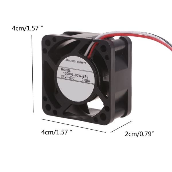 Ny 1608VL-05W-B59 DC24V 40MM Køleventilator til NMB FANUC System Special