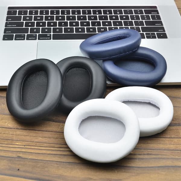 High Fidelitys Øreputer for WHCH720N Headset Klar Lydforbedring White