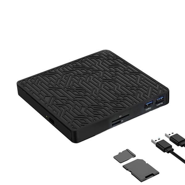 USB3.0 DVD/CD-brenner mobil optisk stasjon 3-i-1 grensesnitt datamaskin universell