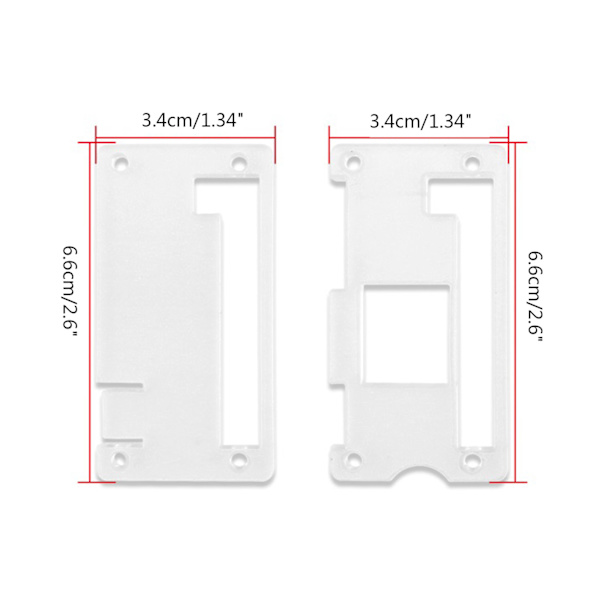 Transparent akryl för case för Raspberry Pi Zero 2W för case med kylfläkt Kylflänsar för Raspberry Pi Zero 2W