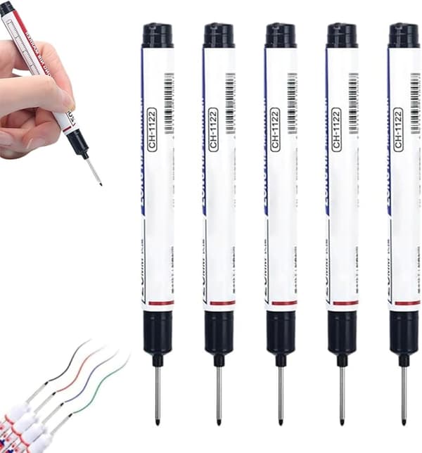 Fintippet langtippet markør, fintippet multifunktionel linerpen Red 8