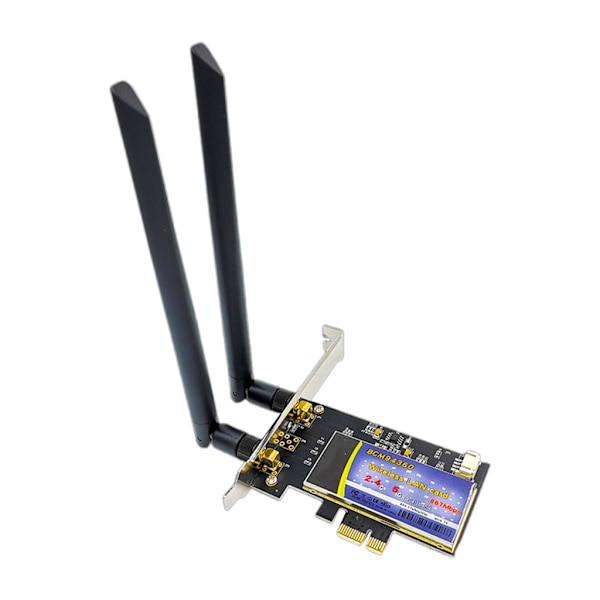 BCM94360 Wifi-kort Dual-Band 802.11ac Desktop PCIe Trådlös Adapter BT4.0 1750Mb Wlan-kort För Hackintosh Window7/8/10